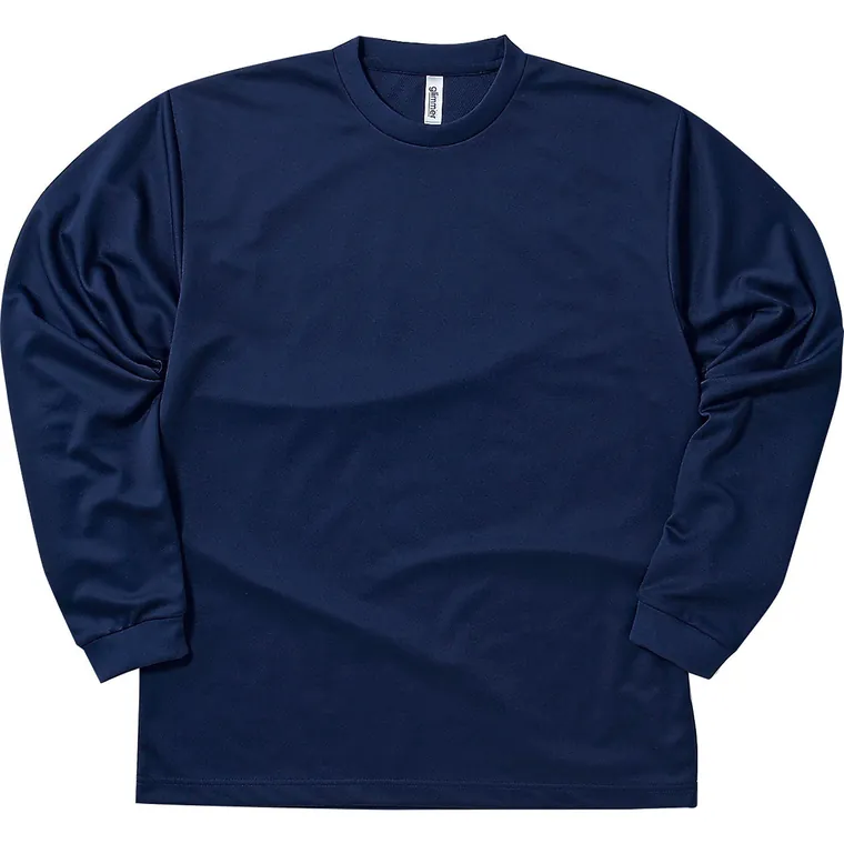 glimmer 00304 4.4オンス ドライロングスリーブTシャツ（正面）