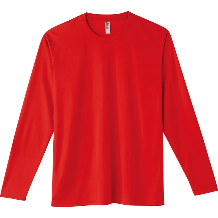 Printstar・glimmer 00352 3.5オンス インターロックドライ長袖Tシャツ（正面）