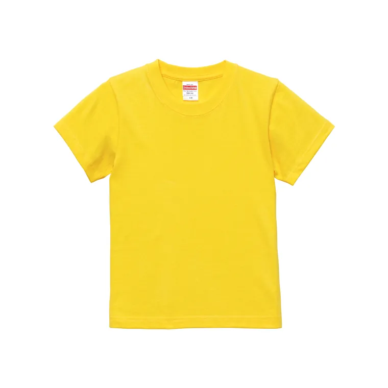 United Athle 5001-02 5.6オンス ハイクオリティー Tシャツ 〈90〜160cm〉（正面）
