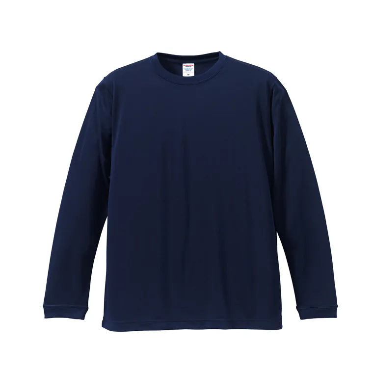 United Athle 5089-01 4.7オンス ドライシルキータッチ ロングスリーブ Tシャツ（ローブリード）（正面）