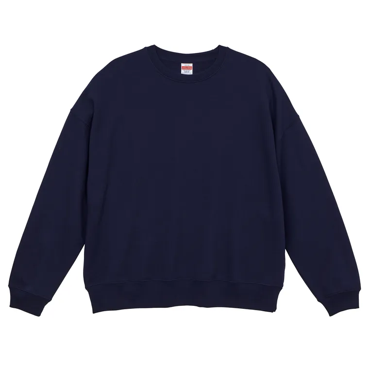United Athle 5205-01 10.0オンス ビッグシルエット クルーネック スウェット（裏パイル）（正面）
