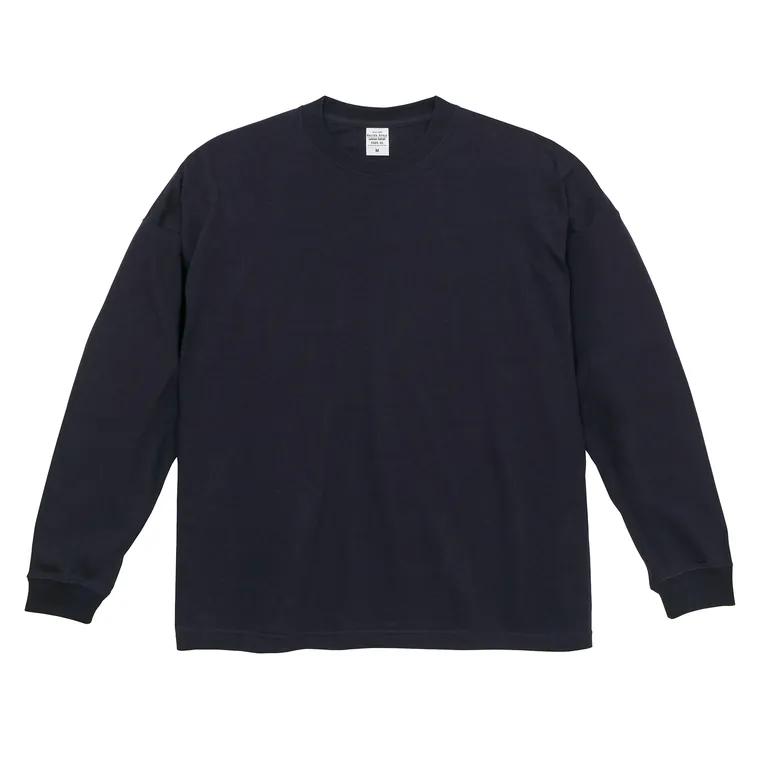 United Athle 5509-01 5.6オンス ビッグシルエット ロングスリーブ Tシャツ（1.8インチリブ）（正面）