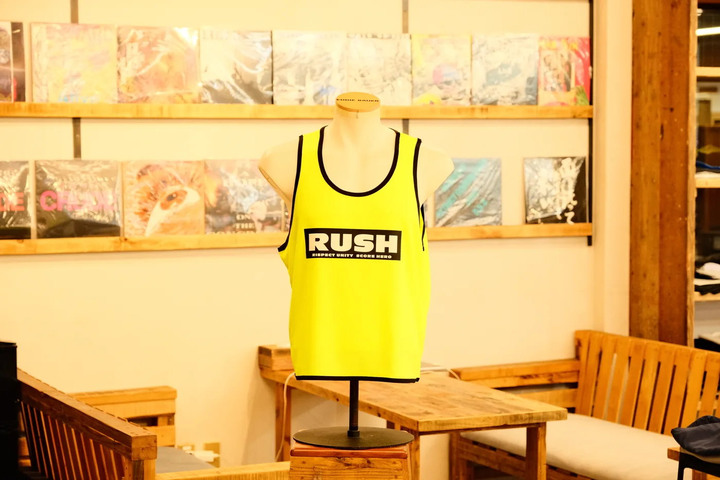 RUSH様のビブスの作成（正面）